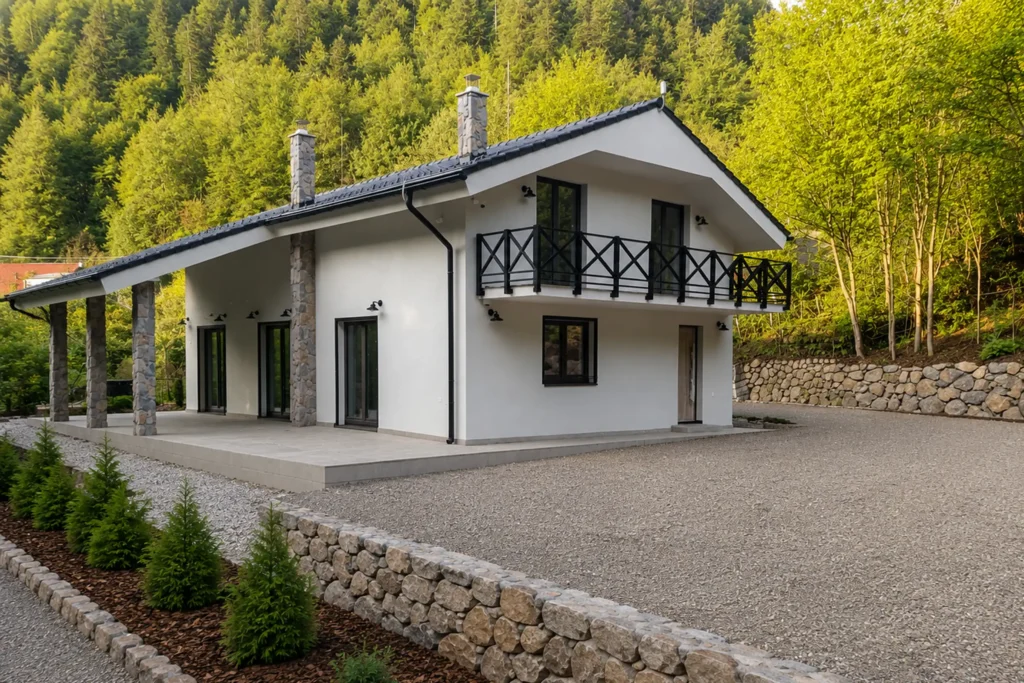 Novostavba rekreačnej chaty vo Vyhniach so stavebným dozorom ku kolaudácii